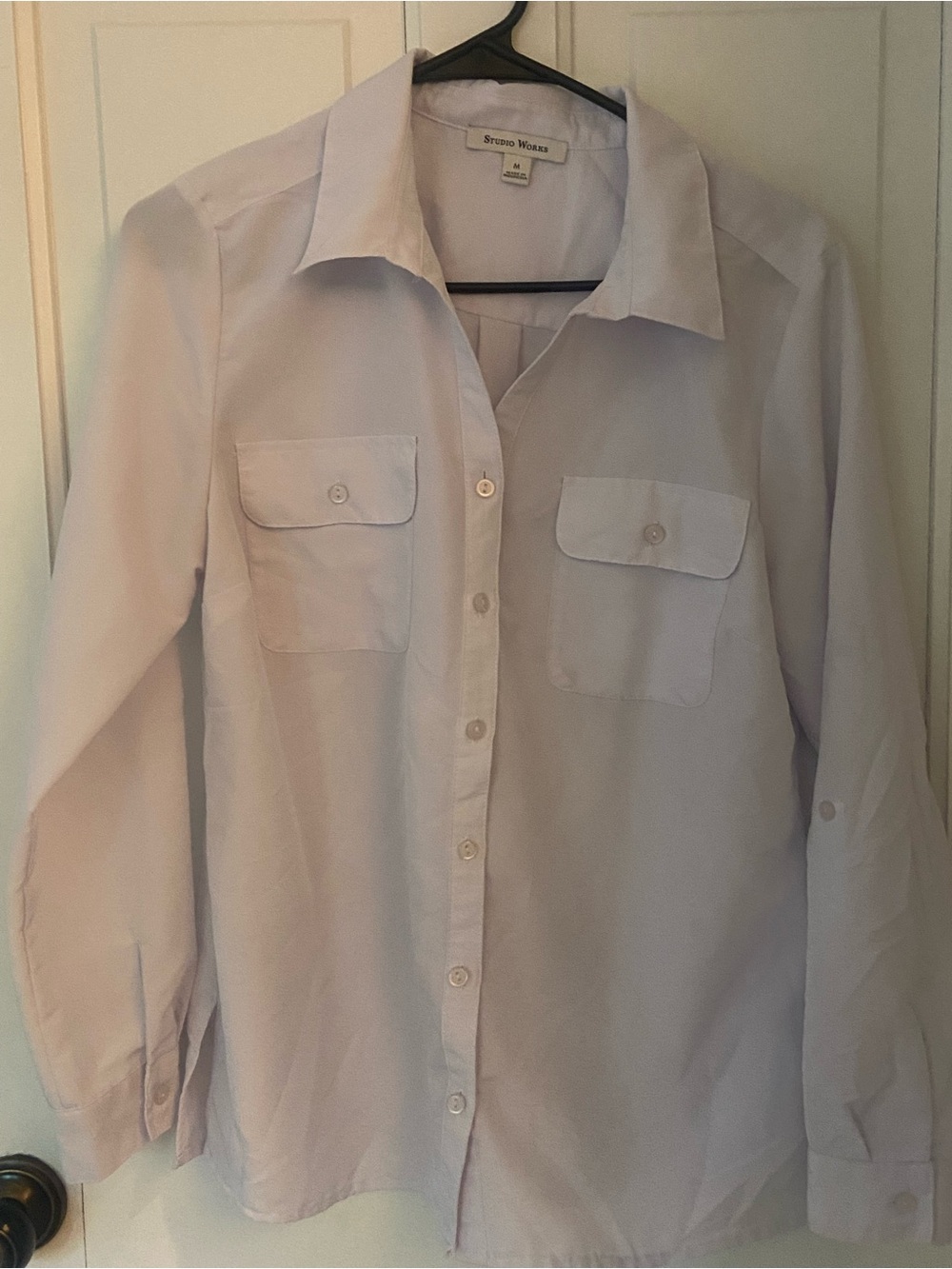 Classic white blouse size medium